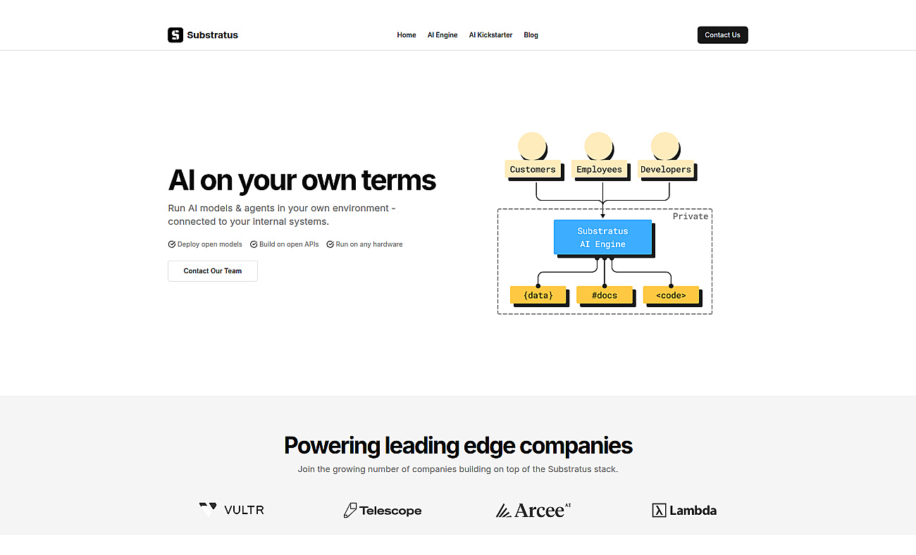 Substratus screenshot