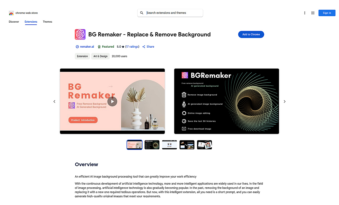 BG Remaker screenshot