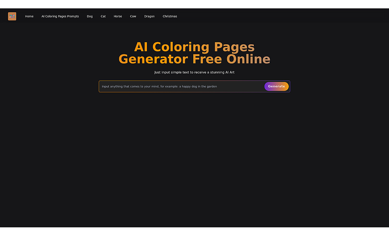 AI Coloring Pages screenshot