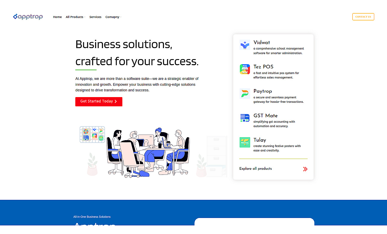 Apptrop screenshot
