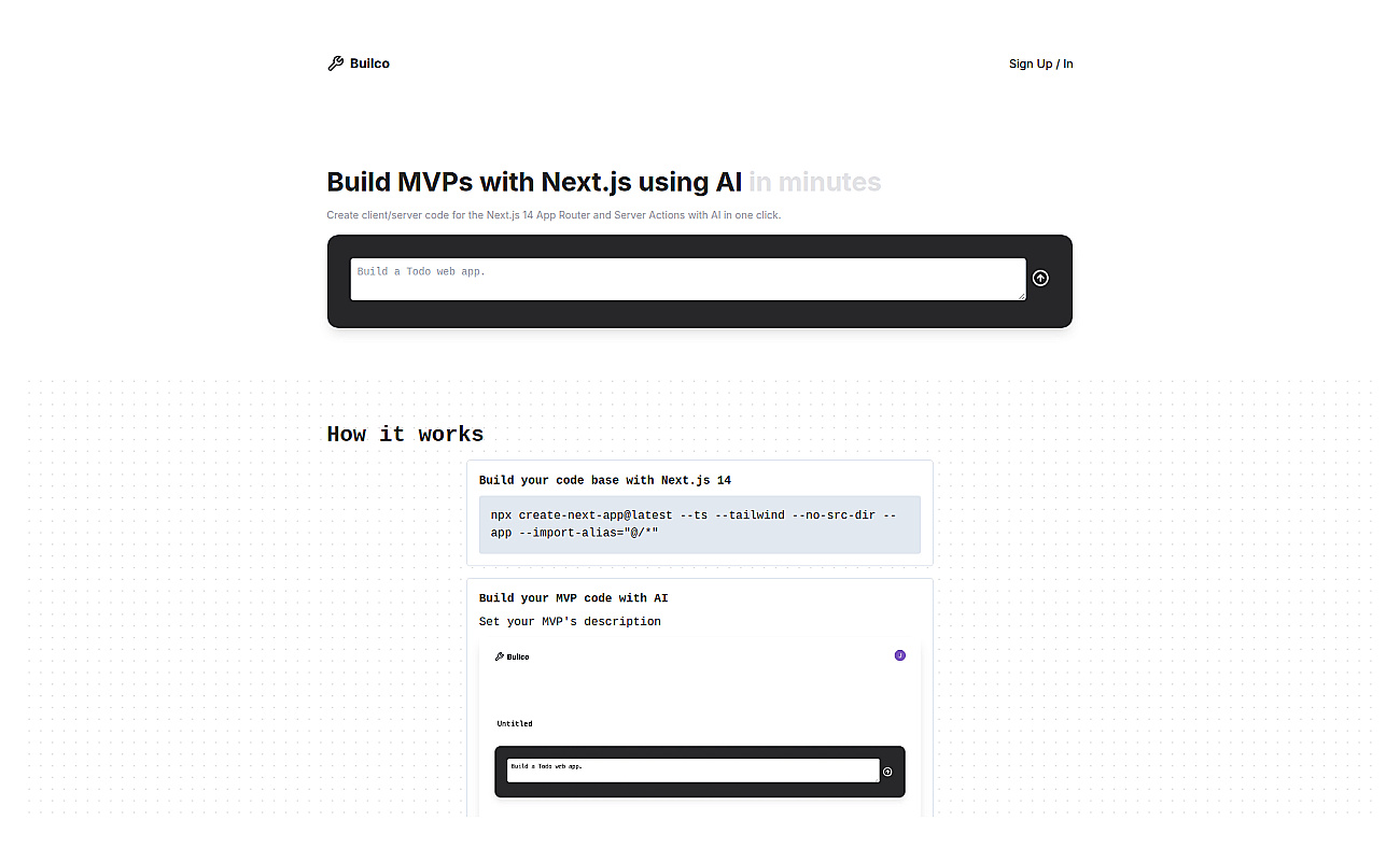 Builco screenshot