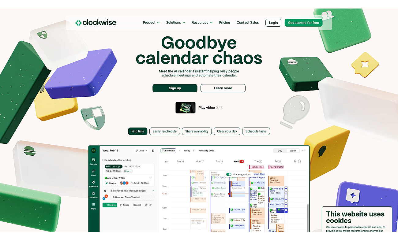 Clockwise screenshot