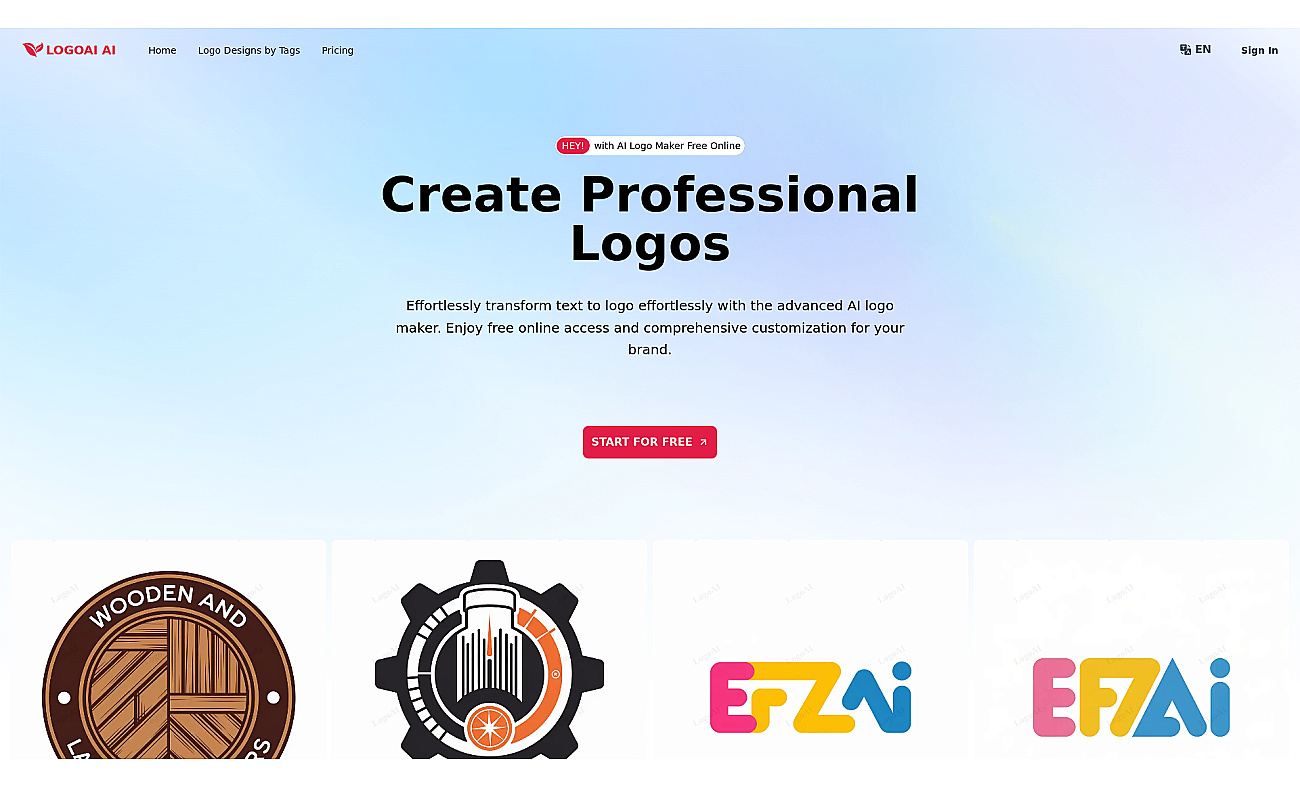 LogoAI.ai screenshot