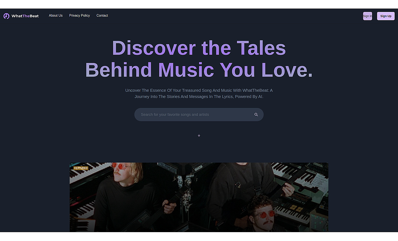 WhatTheBeat screenshot