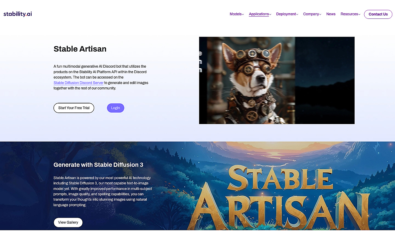 Stable Artisan screenshot