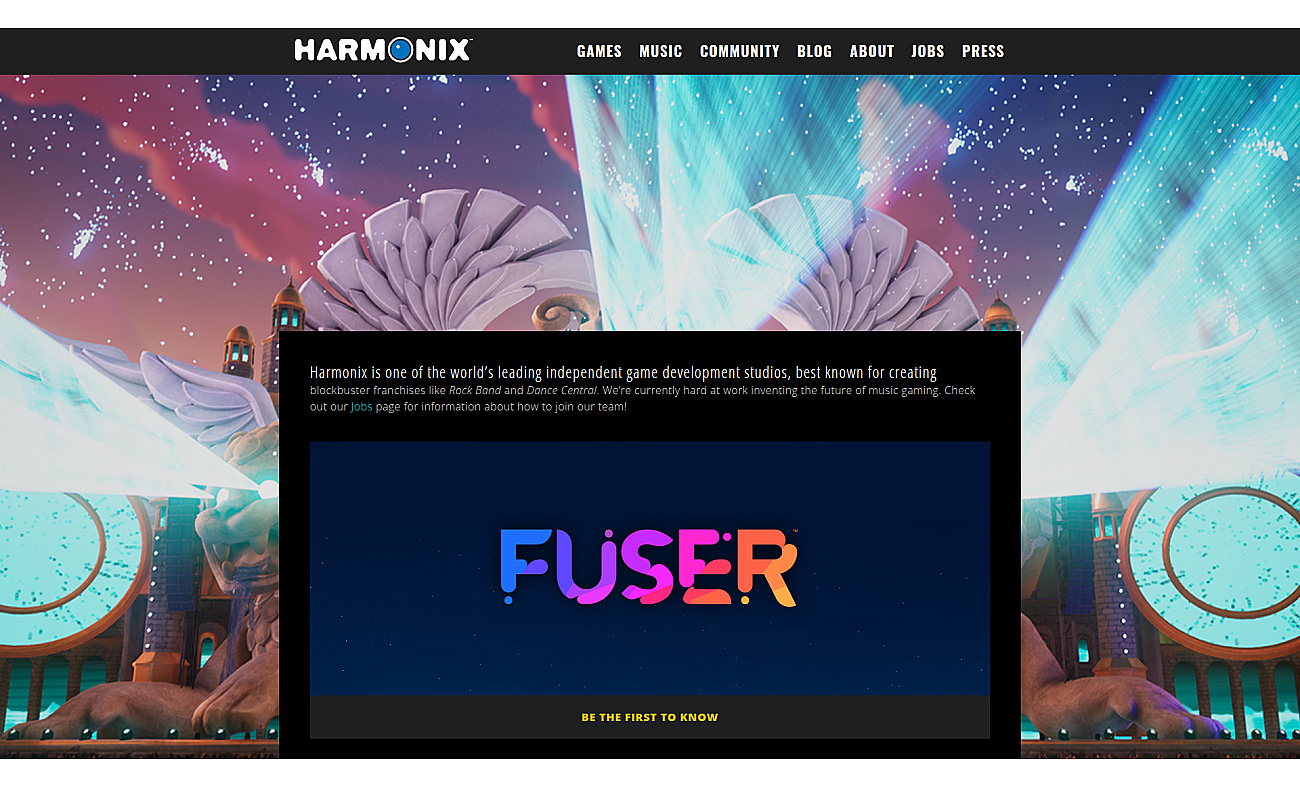 Harmonix screenshot