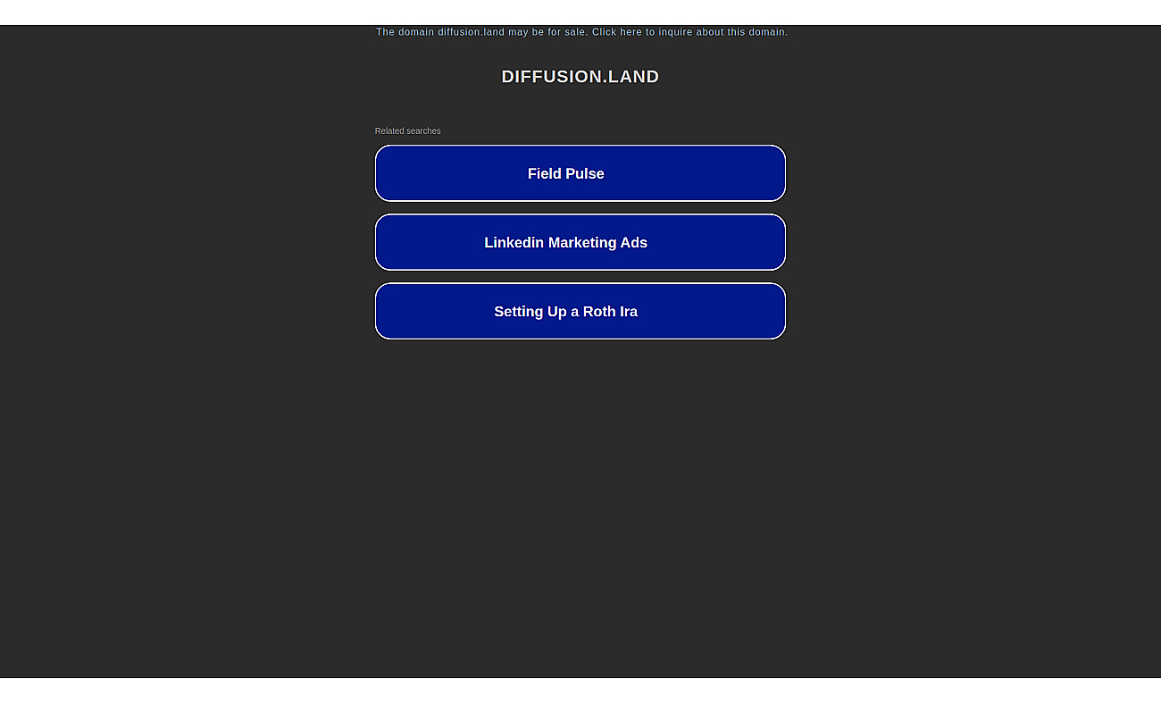 Diffusion Land screenshot