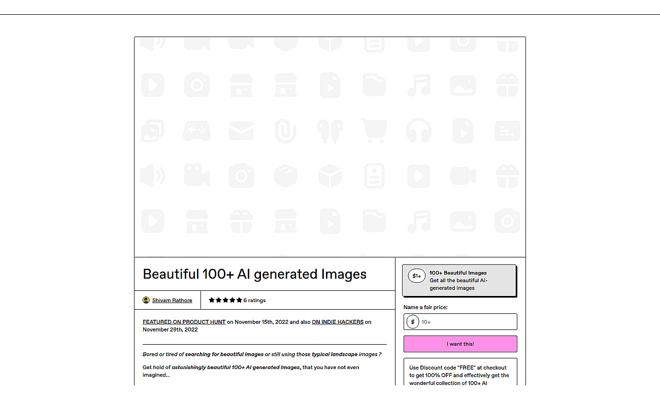Beautiful 100+ AI generated Images screenshot