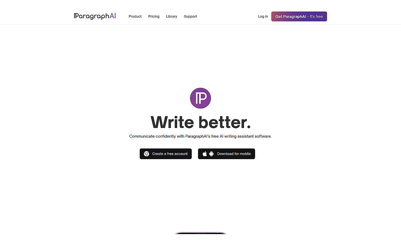 ParagraphAI screenshot
