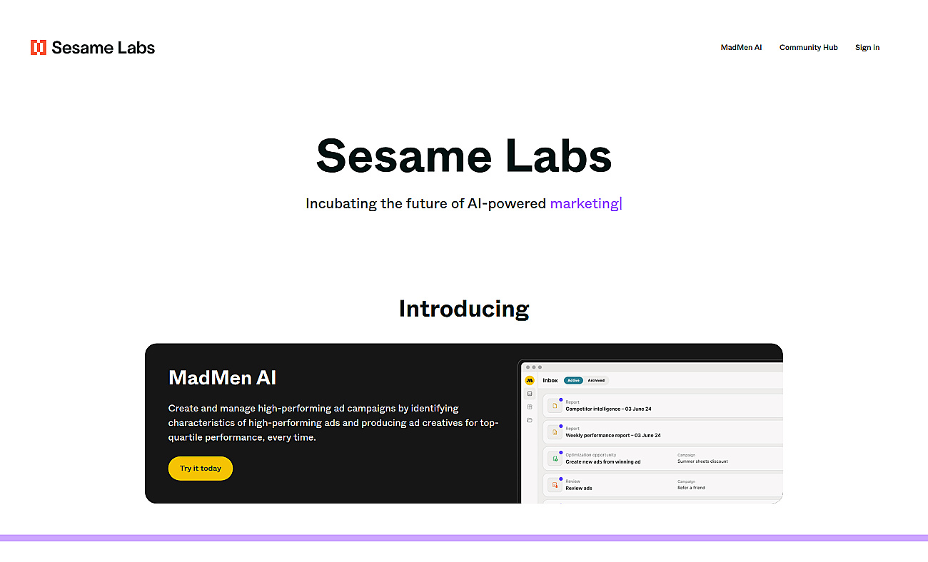 Community Hub screenshot