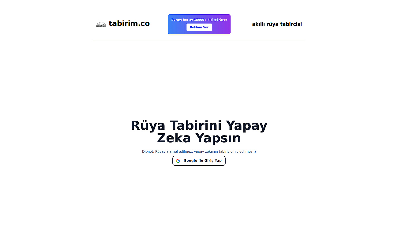 Tabirim screenshot