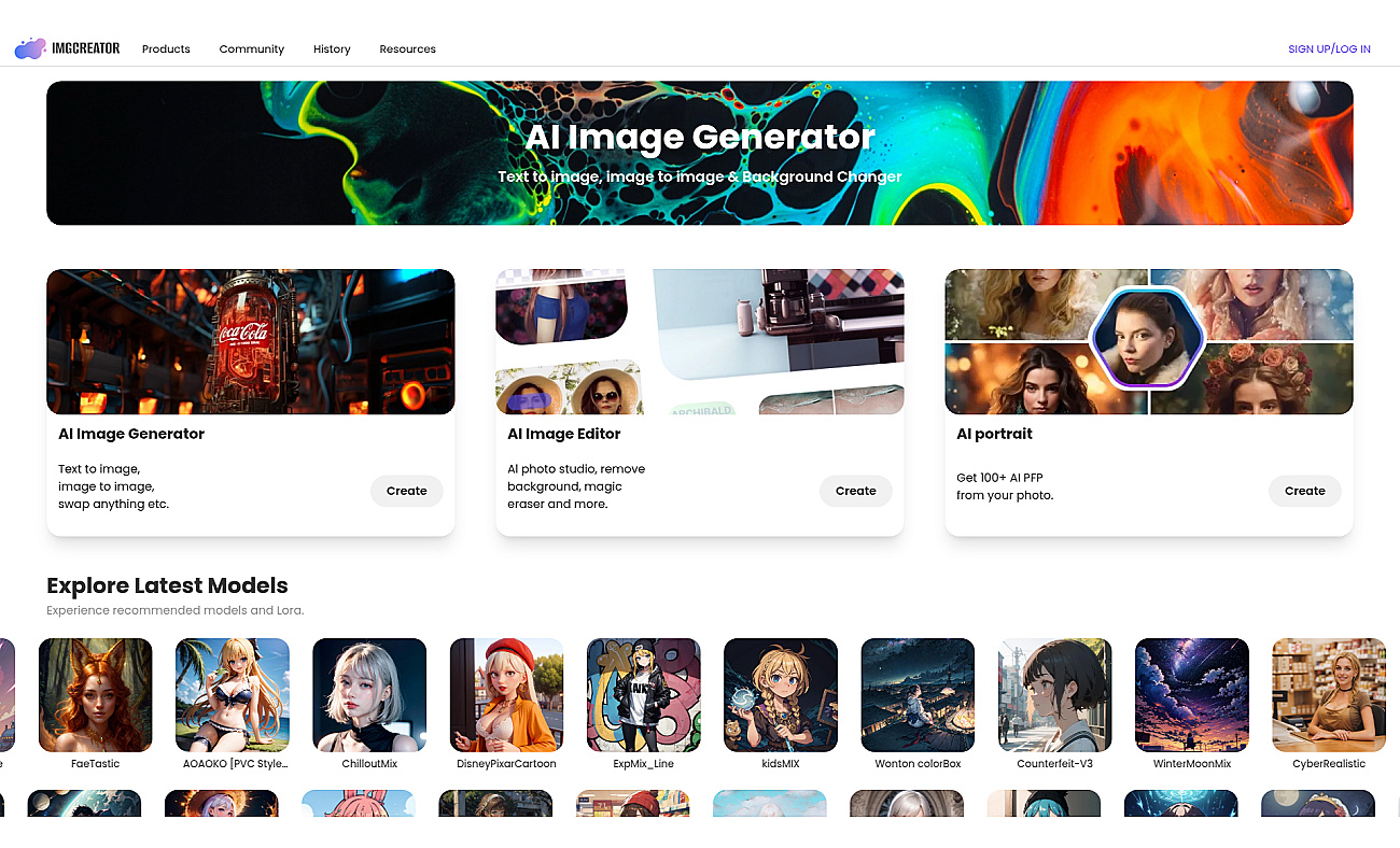 IMGCreator.ai screenshot
