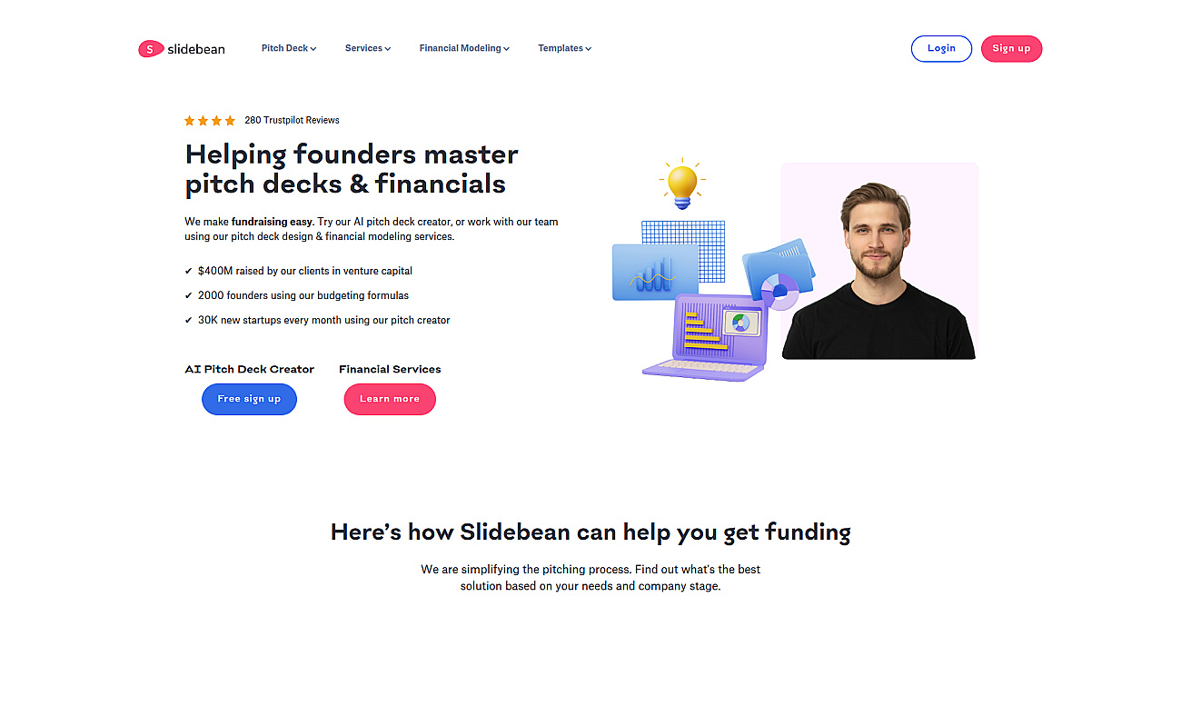 Slidebean screenshot