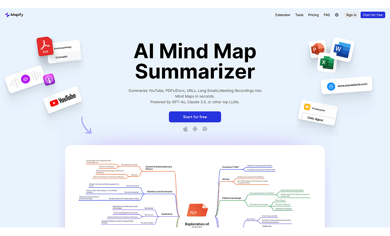 Mapify.so screenshot
