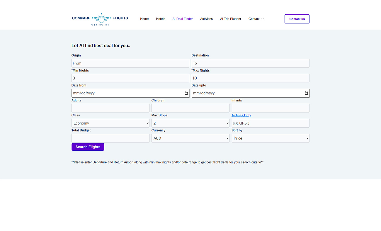 AI Deal Finder screenshot