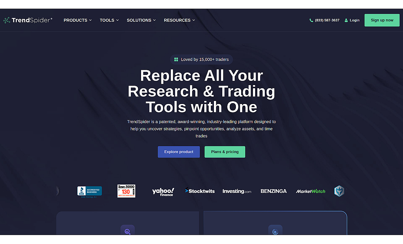 Trendspider screenshot
