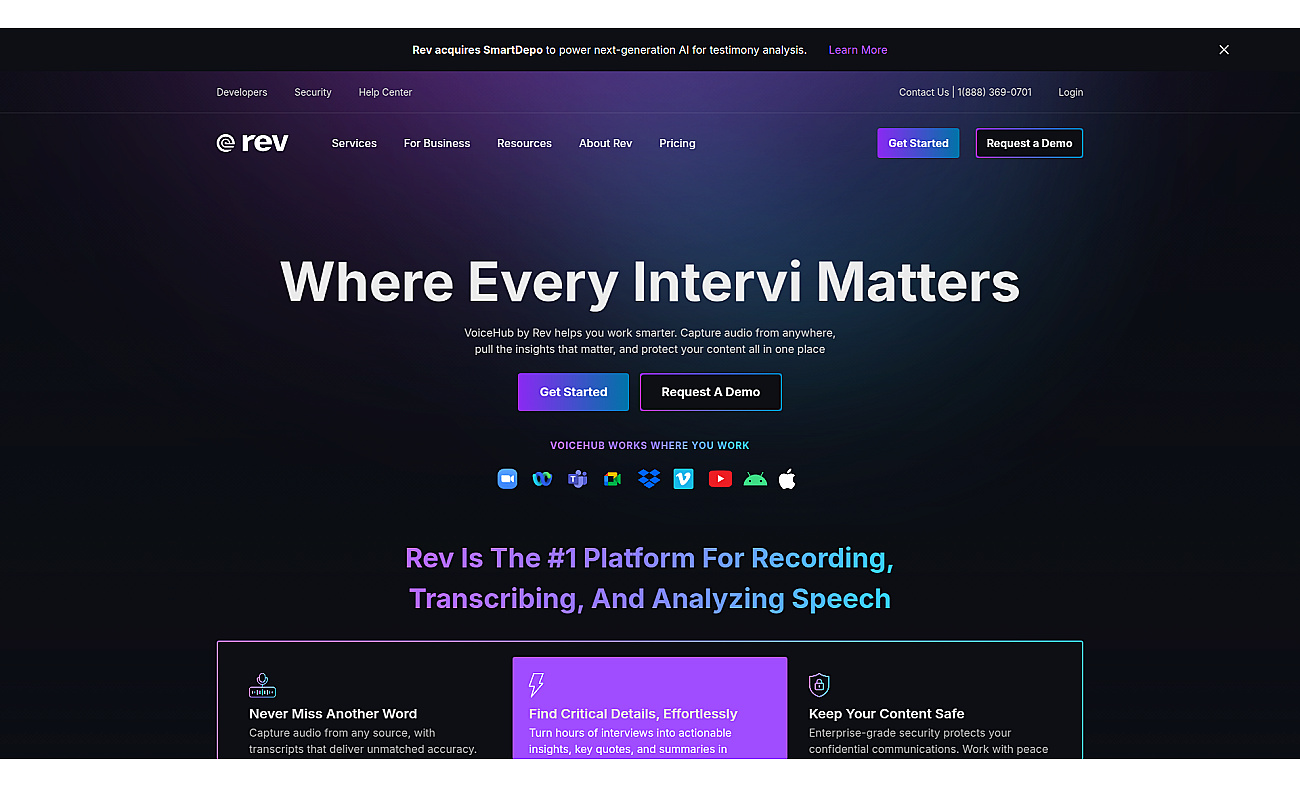 Rev screenshot