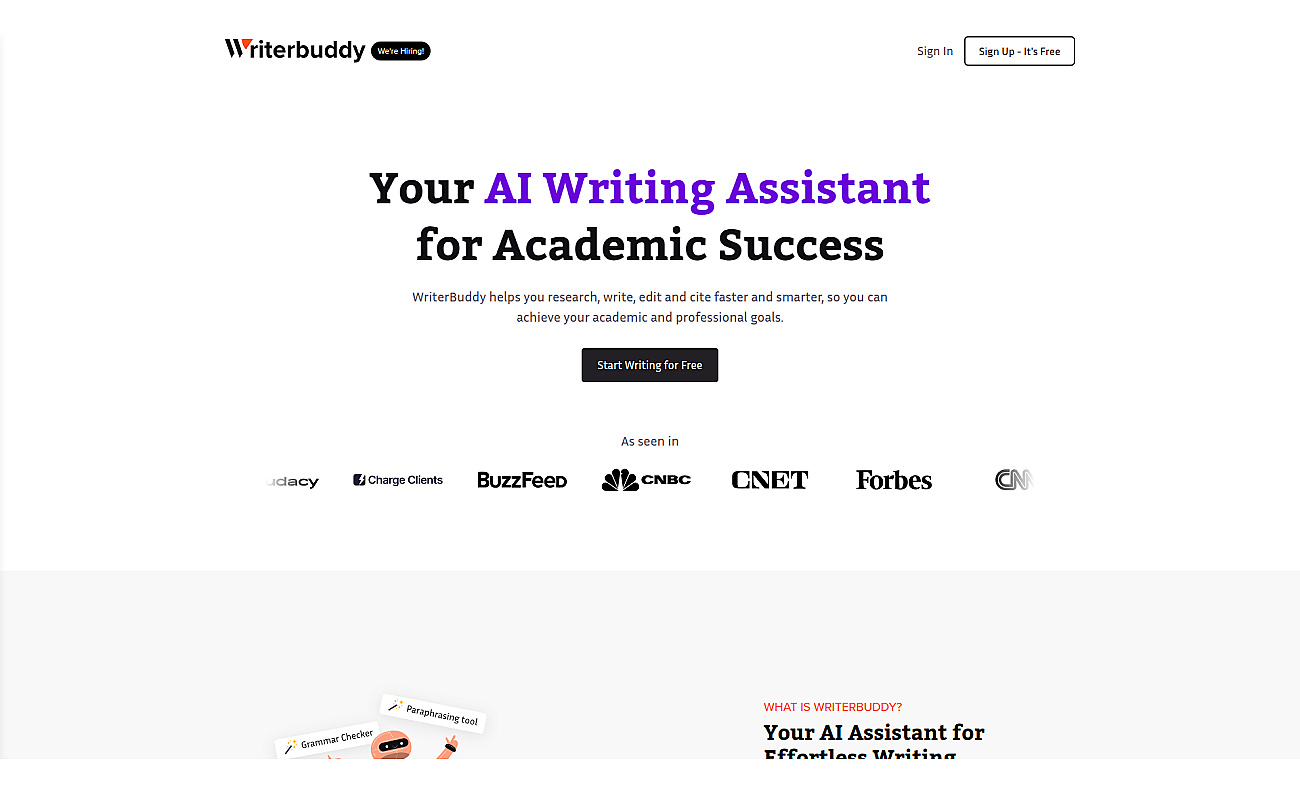 WriterBuddy screenshot