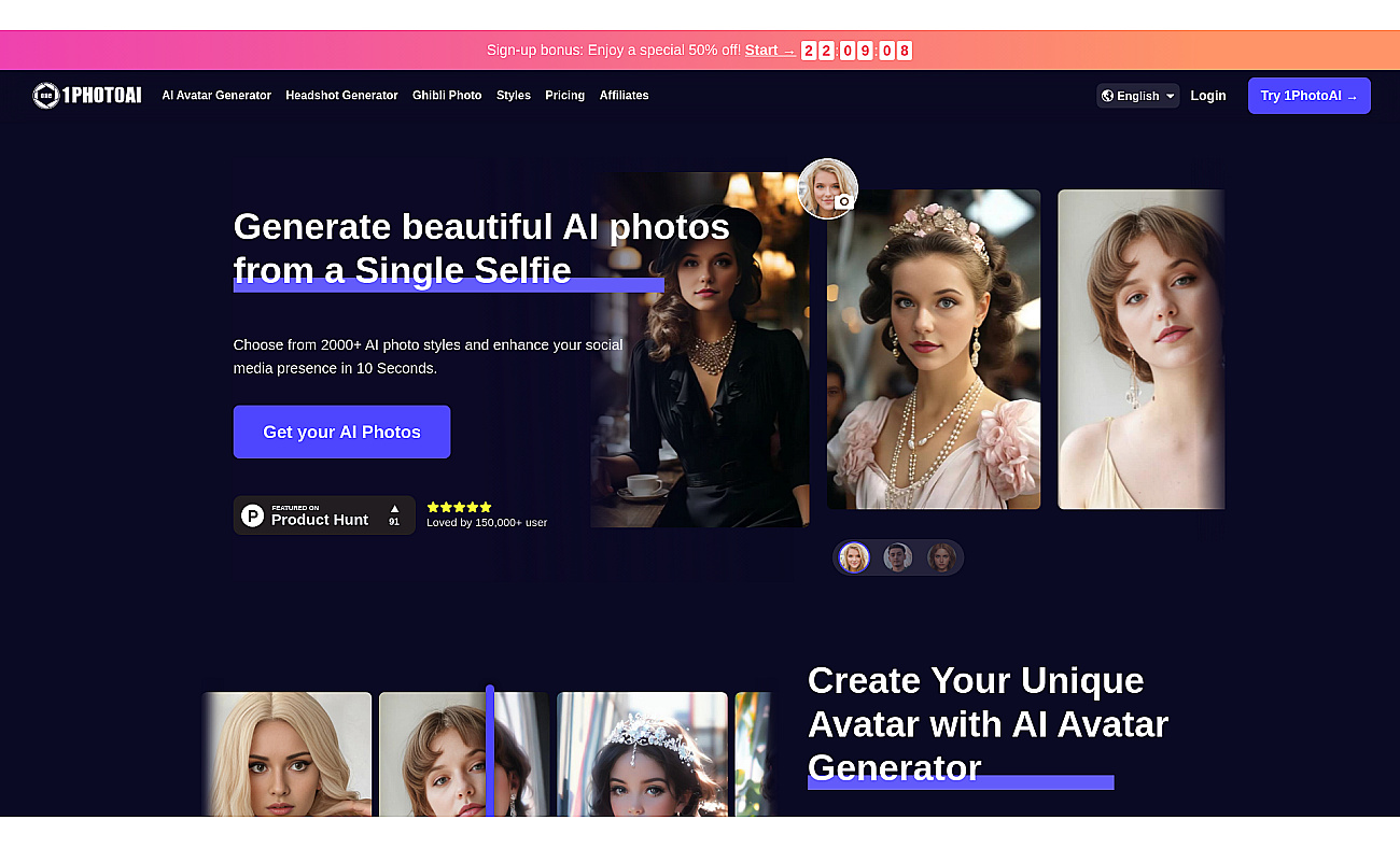 1PhotoAI screenshot