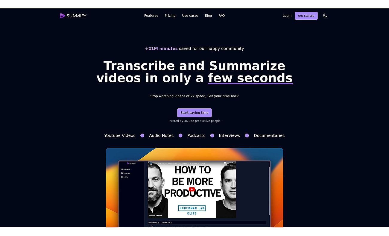 Summify screenshot