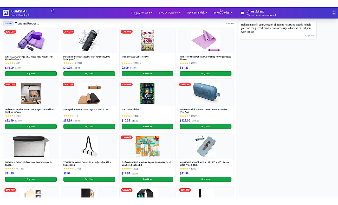 Blinknshop screenshot