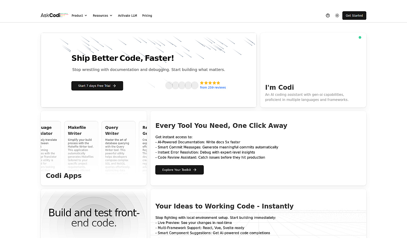 AskCodi screenshot