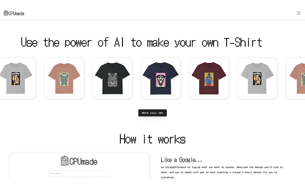 CPUmade screenshot