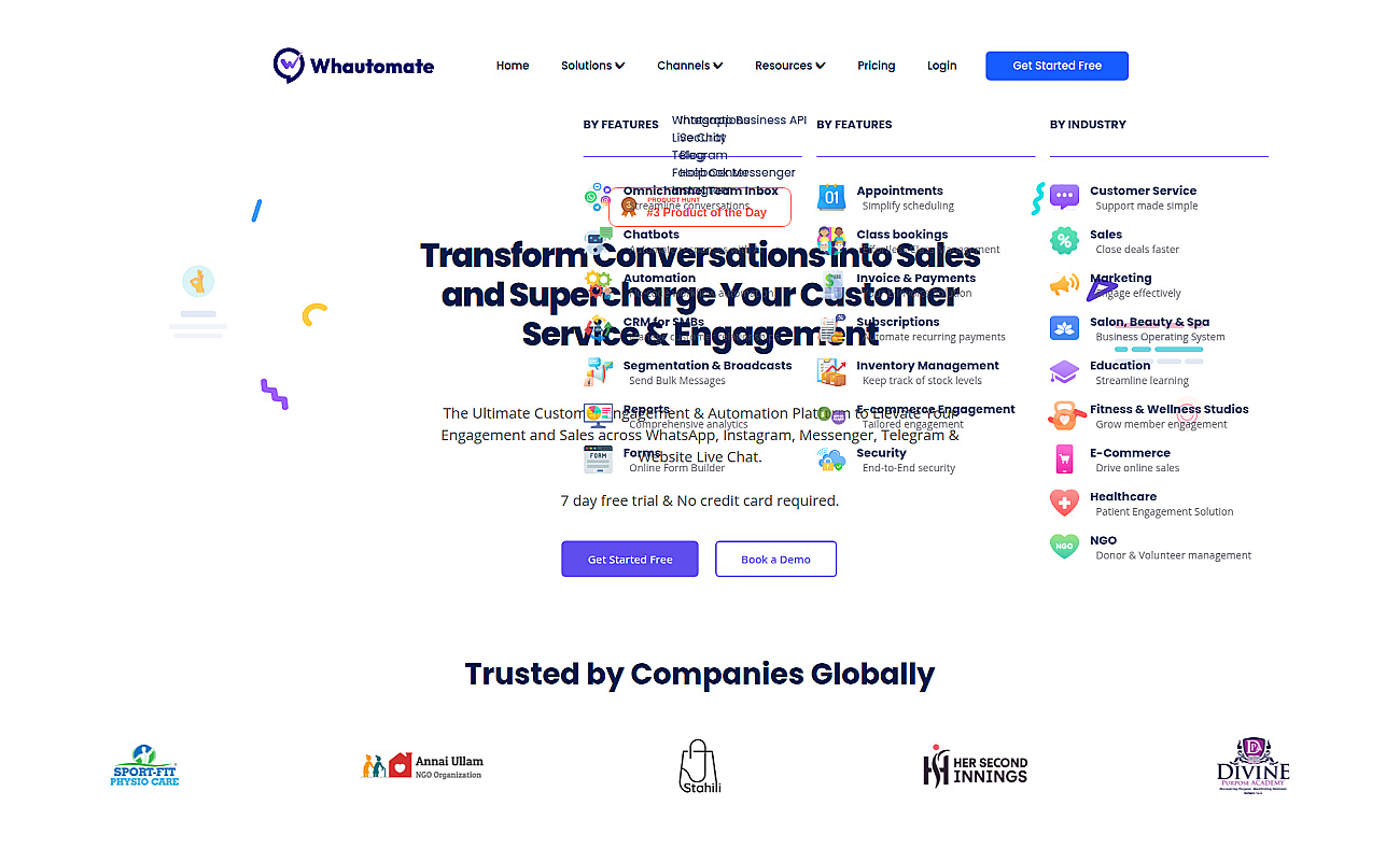 Whautomate screenshot