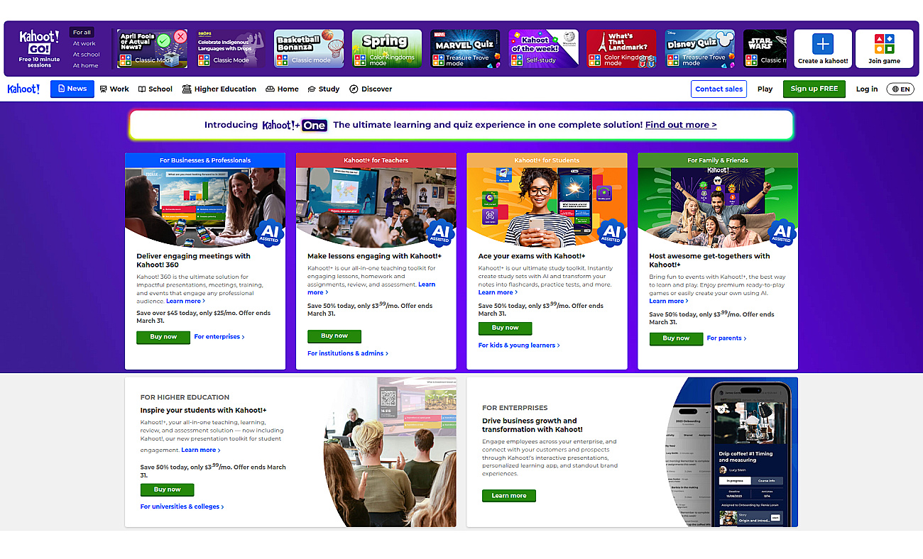 Kahoot! screenshot