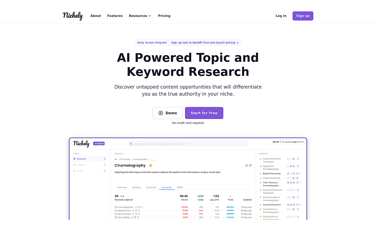 Nichely screenshot