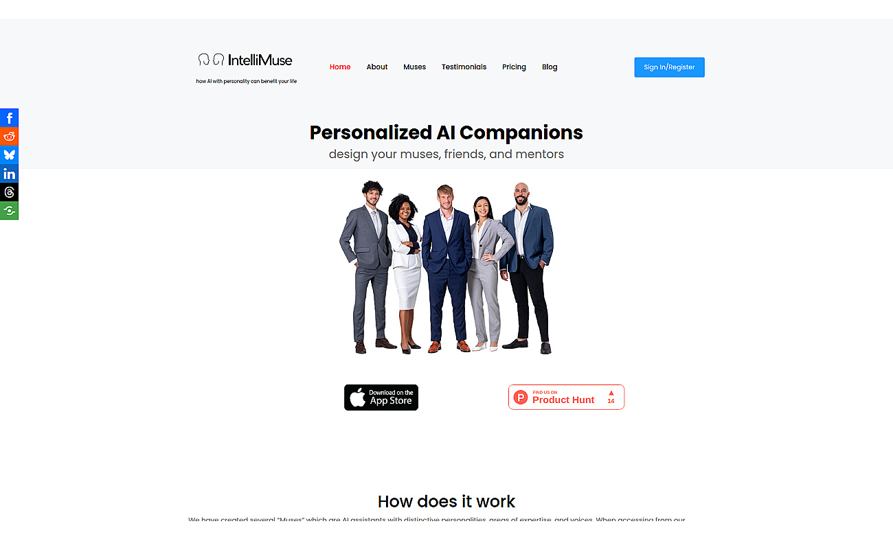 IntelliMuse screenshot