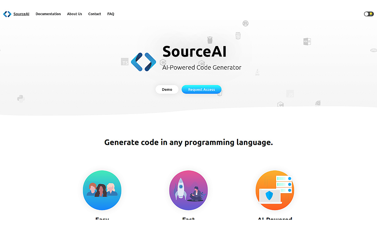 SourceAI screenshot