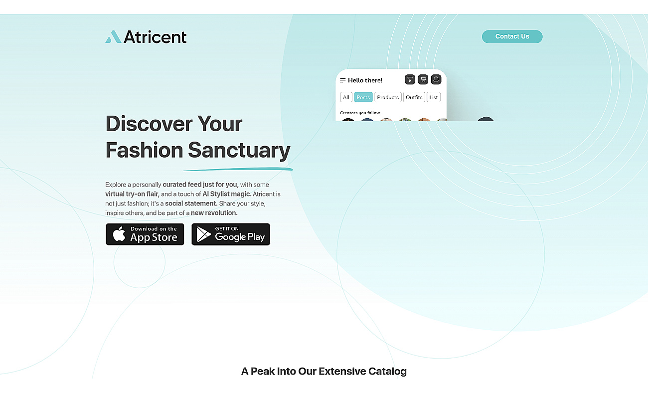 Atricent screenshot