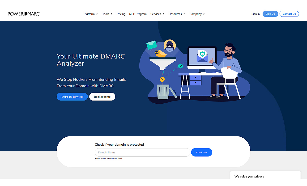 PowerDMARC screenshot