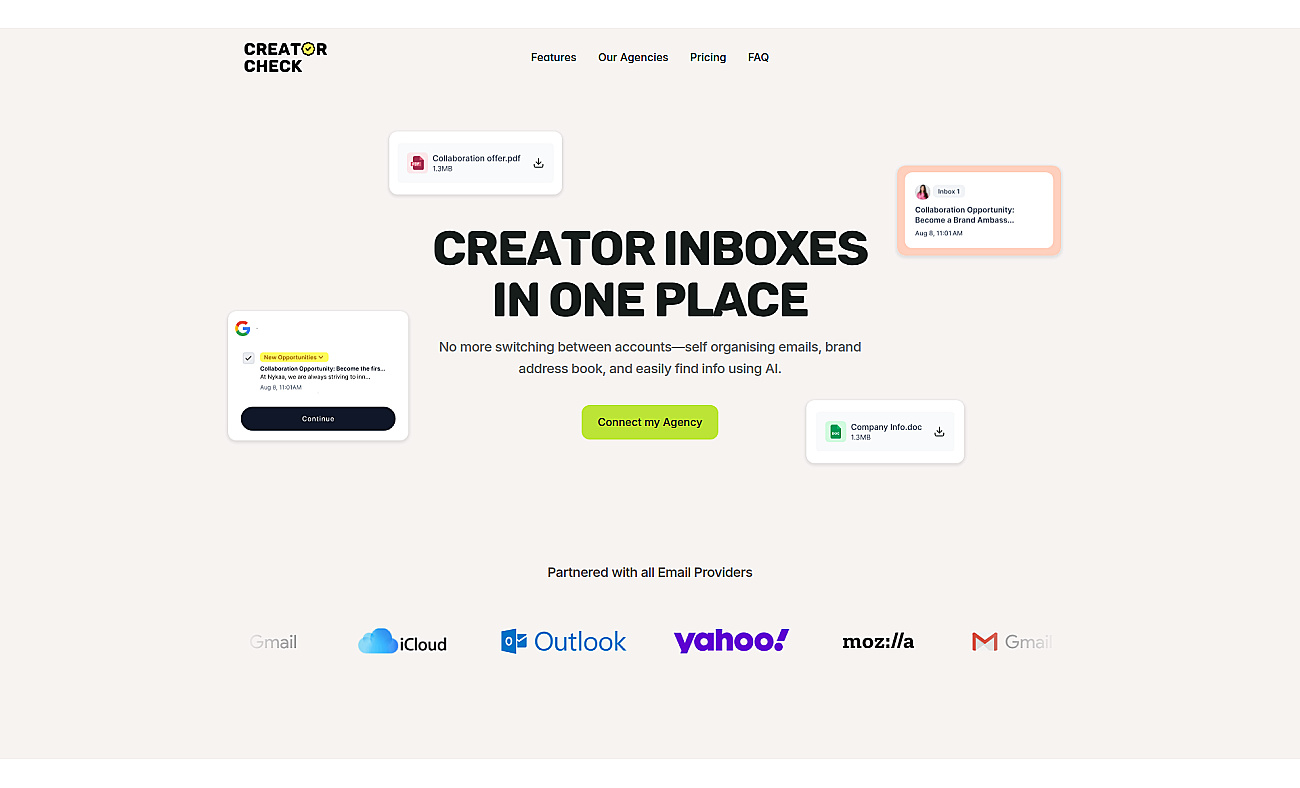 Creator Check screenshot