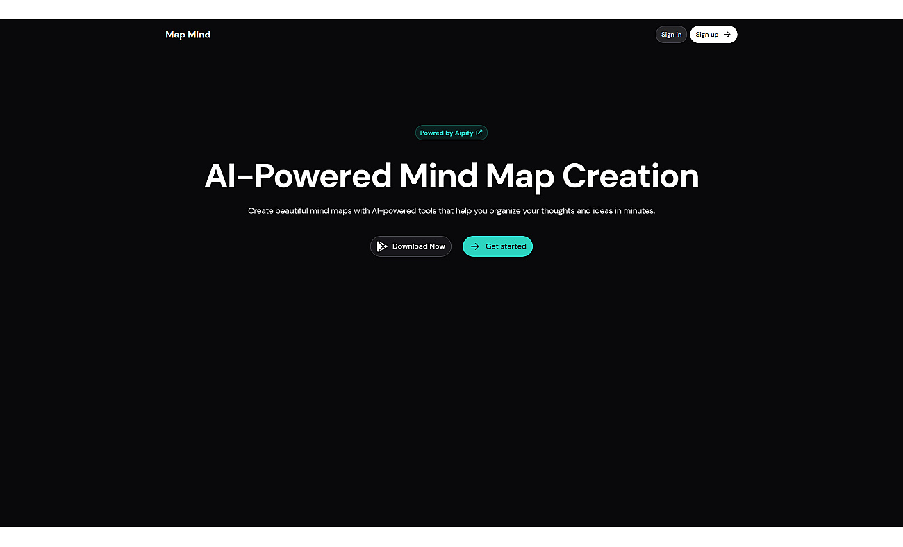 MapMindAI screenshot