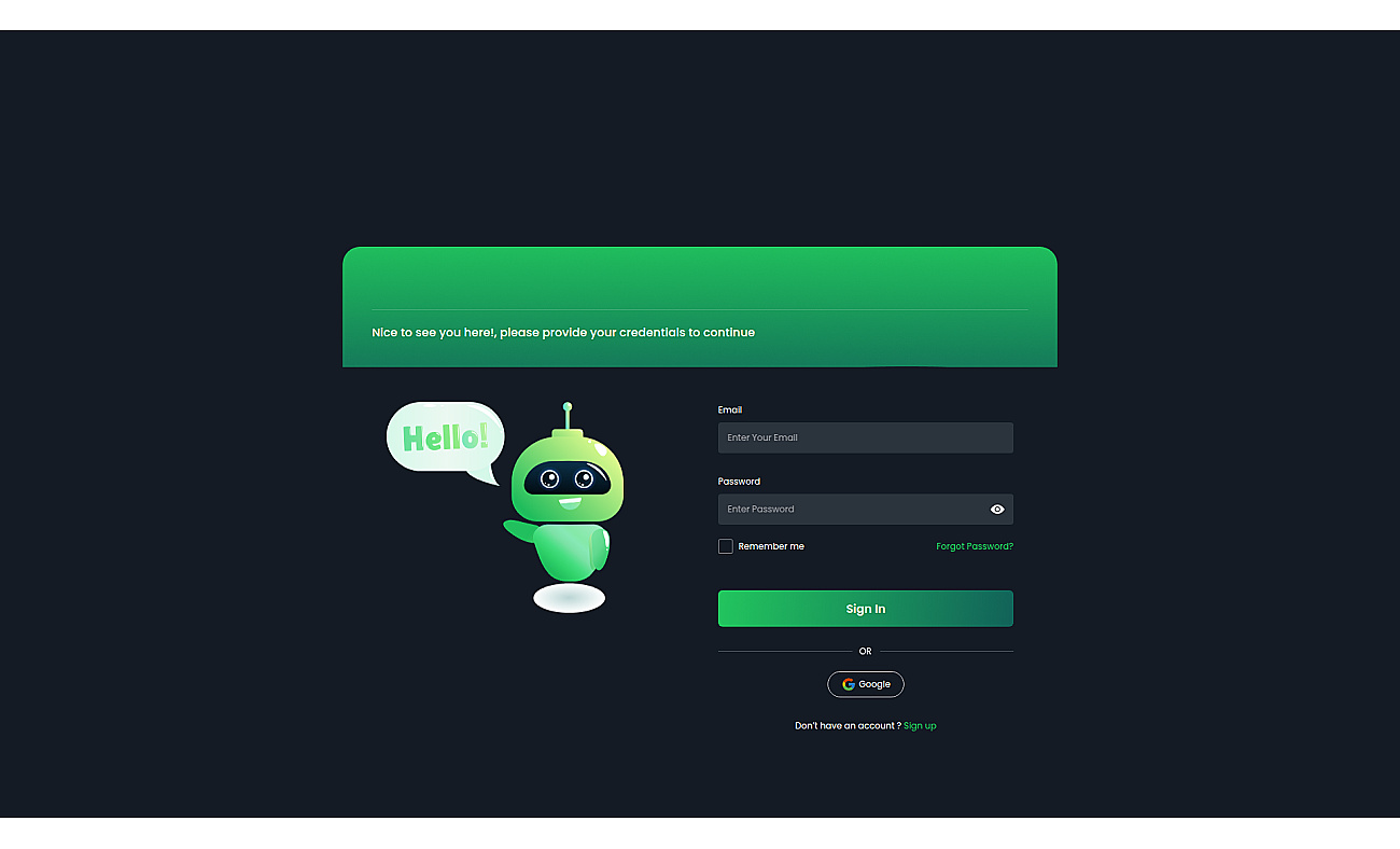 Dhibot screenshot