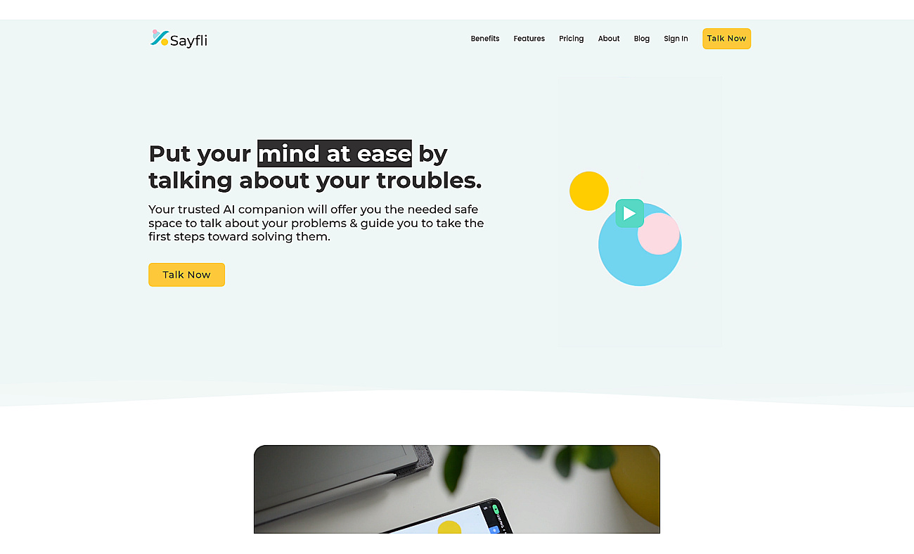 Sayfli screenshot