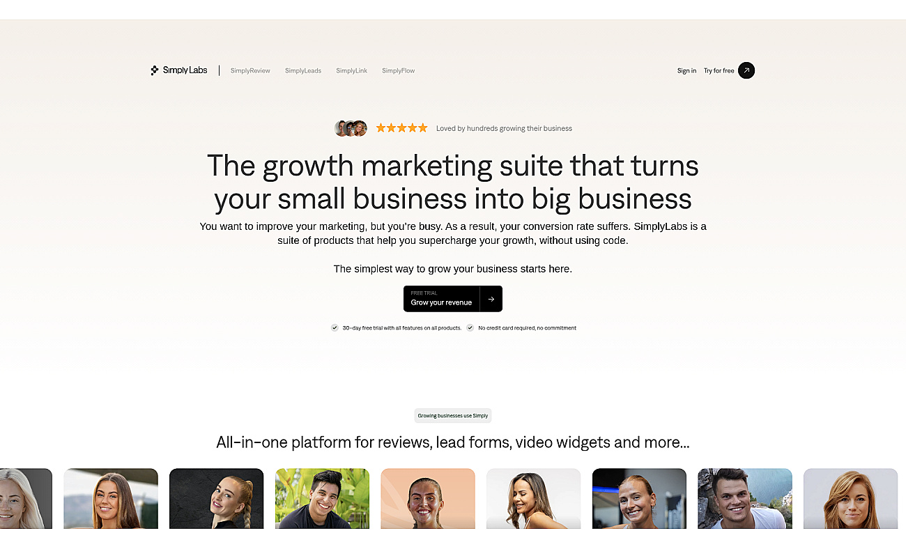 SimplyLabs screenshot