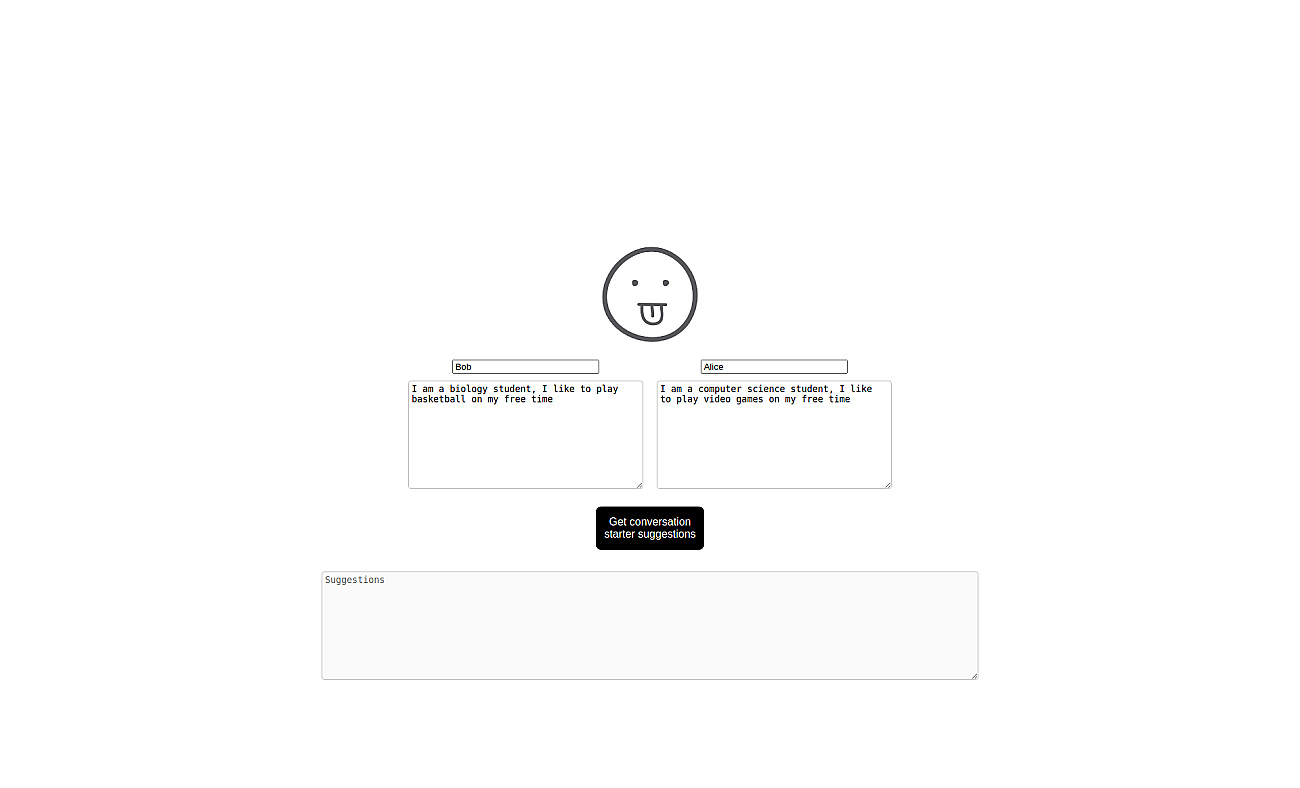 chat-example screenshot