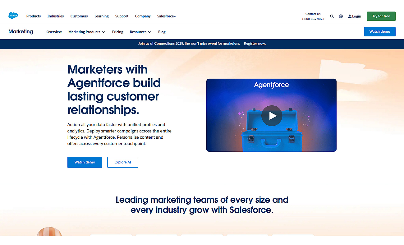 Salesforce Marketing Cloud screenshot