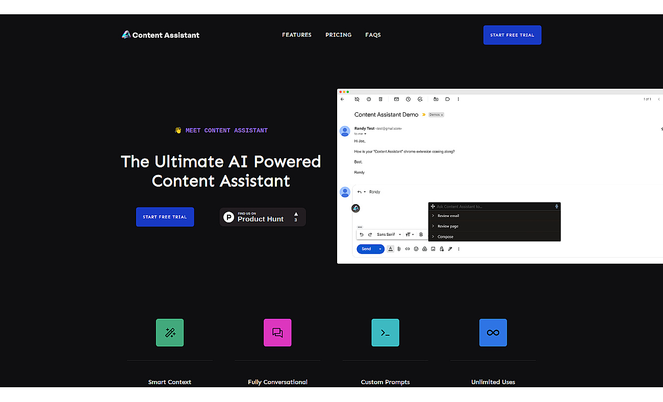 Content Assistant screenshot