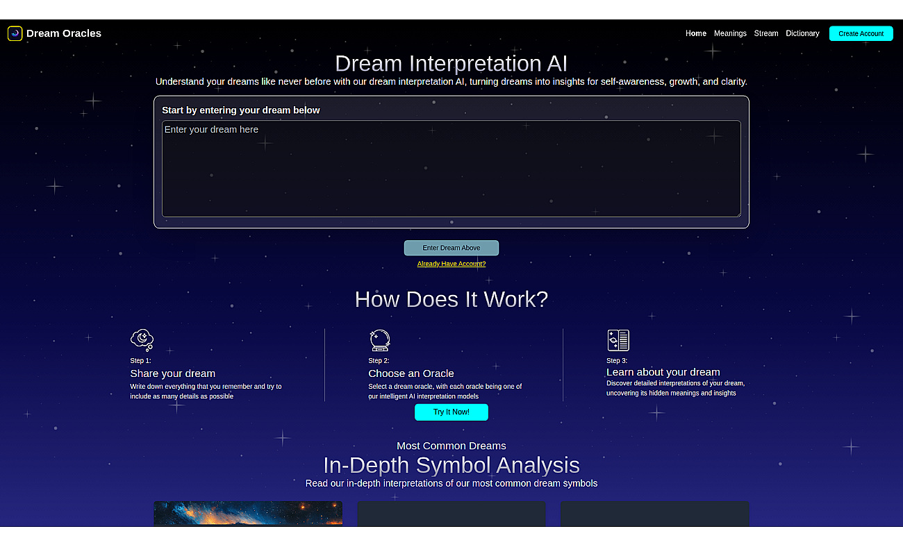 Dream Oracles screenshot