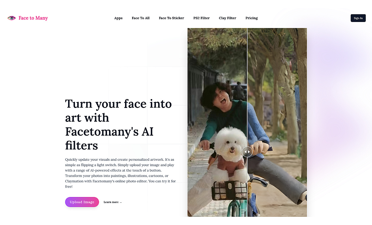 facetomany screenshot