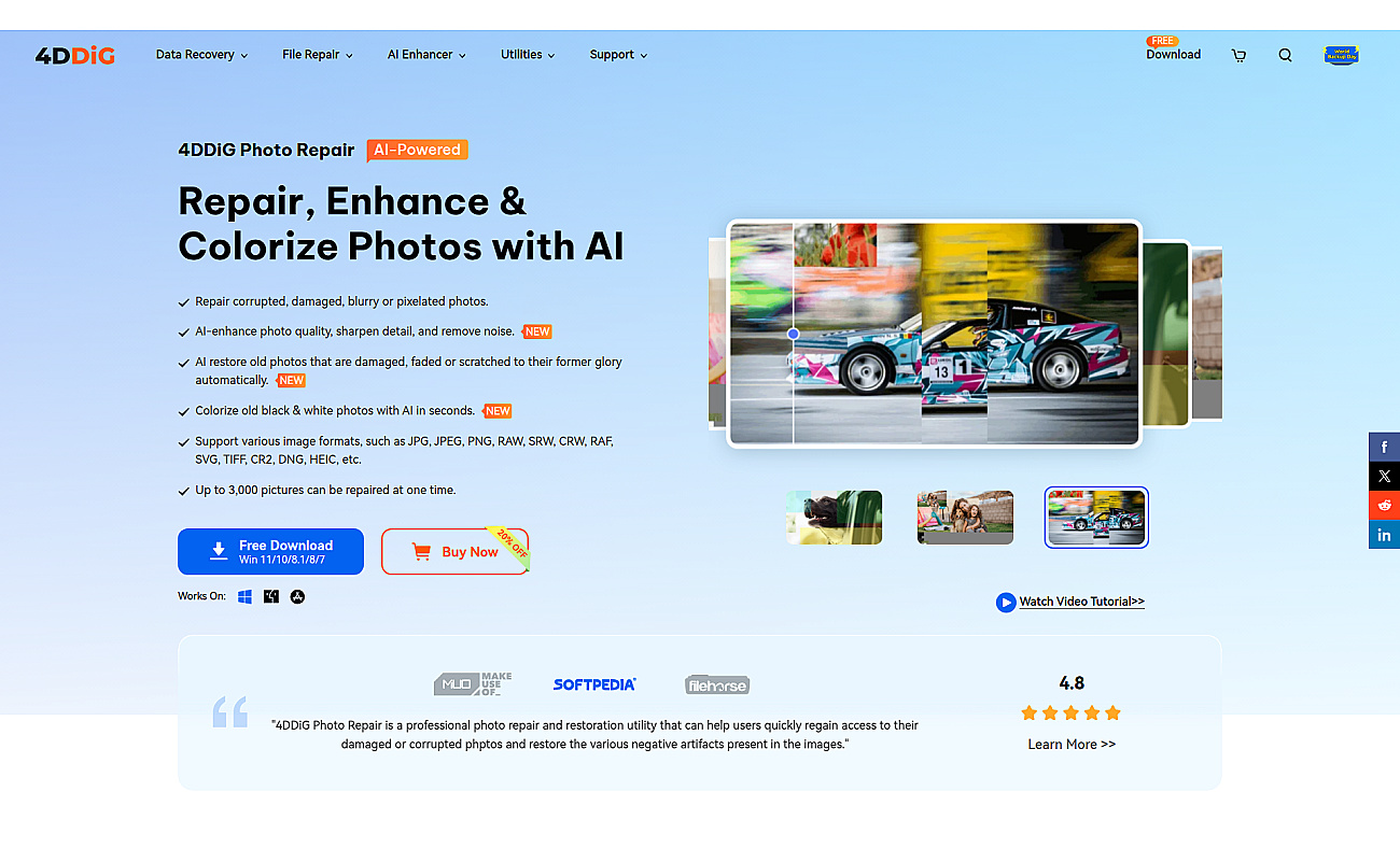 4DDiG screenshot