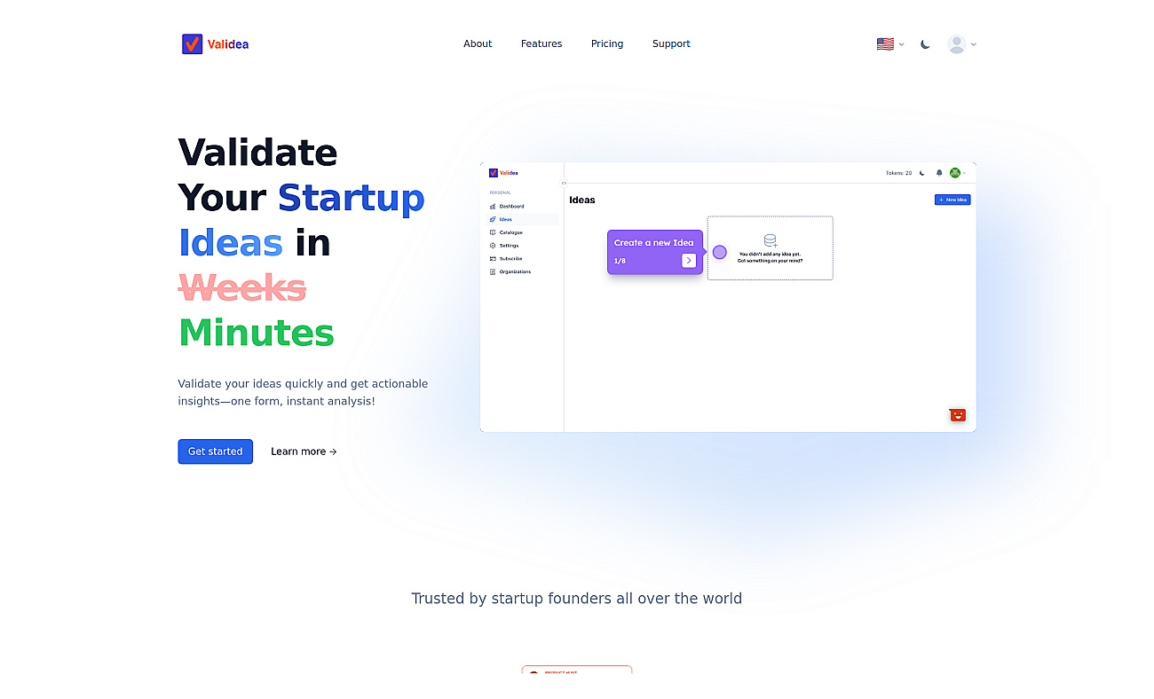 Validea screenshot