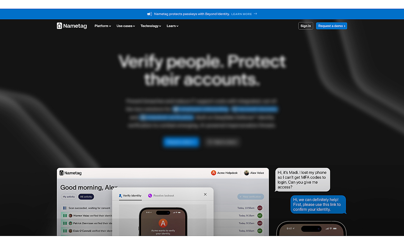 getnametag.com screenshot