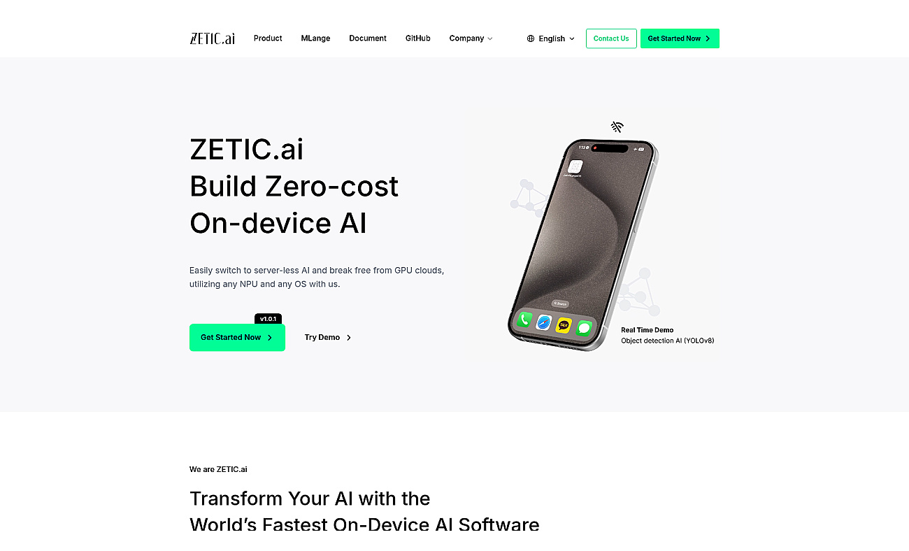 ZETIC.MLange screenshot