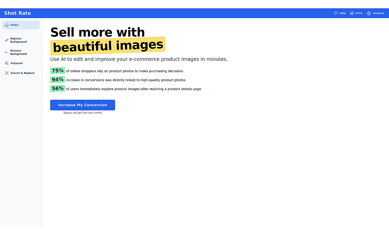Shotrate screenshot