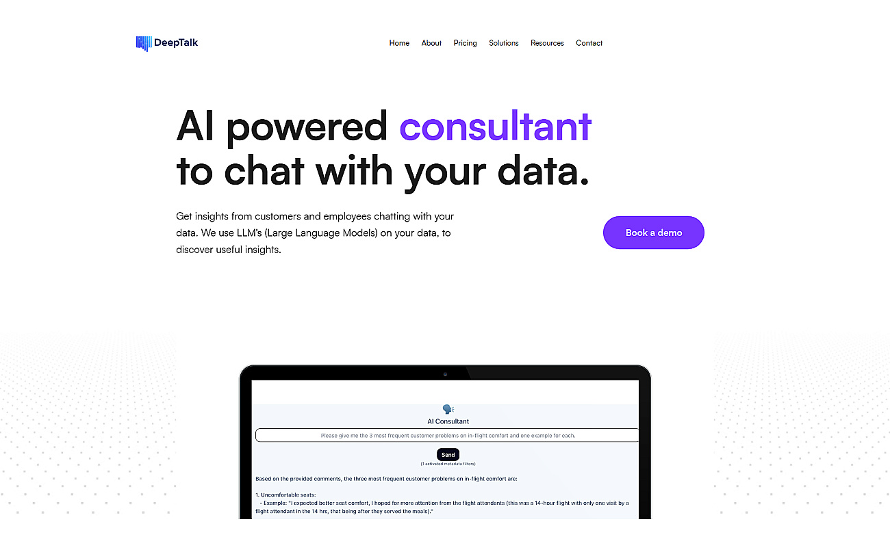 Deep-talk.ai screenshot